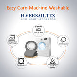 H.VERSAILTEX Reversible Quilted Recliner Covers Recliner Chair Cover Water Resistant Furniture Protector Washable Couch Cover with Elastic Straps for Kids, Pets (Recliner, Grey/Beige)
