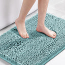 H.Versailtex 1 Piece Bath Mat Non Slip Chenille Bath Mats for Bathroom