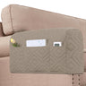 PrimeBeau Armrest Covers for Sofa Water Resistant Couch Arm Covers Remote Control Holder Sofa Armrest Organizer for Magazine, Tablet, Phone, iPad(Set of 2)