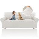 PrimeBeau Wind Bell Pattern Jacquard 1 Piece Stretch Sofa Covers Furniture Protector