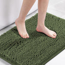 H.Versailtex 1 Piece Bath Mat Non Slip Chenille Bath Mats for Bathroom
