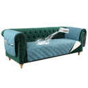 PrimeBeau 100% Waterproof Sofa & Oversize Sofa Covers Traditional Chesterfield Sofa Covers with Extra Long Armrest Cover Waterproof and Washable Thick Couch Cover for Dogs (1 Piece)