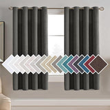 H.Versailtex 1 Panel Linen Blackout Thermal Insulated Grommet Curtain