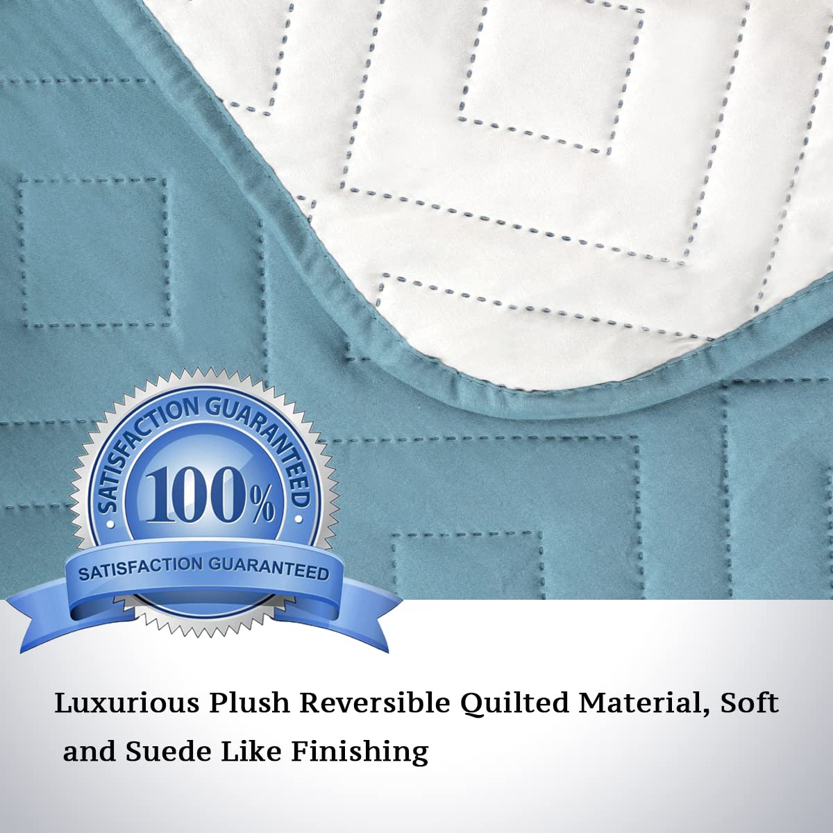 PrimeBeau New Diamond Quilted Recliner Covers Water Resistant  Protector