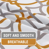 PrimeBeau GEO Pattern Blackout Curtains 2 Panels Set