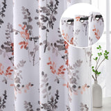 H.Versailtex 2 Panels Vintage Classical Floral Printing Room Darkening Thermal Curtains