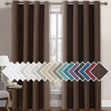 H.Versailtex 1 Panel Linen Blackout Thermal Insulated Grommet Curtain