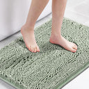 H.Versailtex 1 Piece Bath Mat Non Slip Chenille Bath Mats for Bathroom