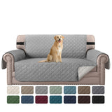 PrimeBeau Loveseat Slipcover Reversible Loveseat Cover Seat , Water Resistant Couch Cover with Elastic Strap Quilted Furniture Protector for Pets(Loveseat & Oversize Loveseat)