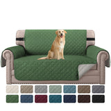 PrimeBeau Loveseat Slipcover Reversible Loveseat Cover Seat , Water Resistant Couch Cover with Elastic Strap Quilted Furniture Protector for Pets(Loveseat & Oversize Loveseat)