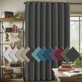 H.Versailtex 1 Panel Linen Blackout Thermal Insulated Grommet Curtain