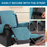 PrimeBeau New Diamond Quilted Recliner Covers Water Resistant  Protector
