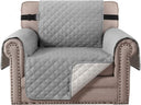 H.Versailtex Reversible Sofa Covers Water Repellent Chair Slipcover for Dogs Pets Furniture Protector