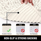 PrimeBeau Luxury Chenille U Shaped Bathroom Rug Sets -Absorbent,Washable,Dry Fast Area Carpet Mats 2 Pieces