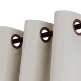 PrimeBeau Faux Linen Room Darkening Curtain , Sold by 1 Panel, Long
