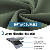 PrimeBeau Essential Blackout Thermal Insulated Curtain Drapes Set of 2 panels, 42 Series
