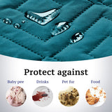 PrimeBeau New Diamond Quilted Recliner Covers Water Resistant  Protector