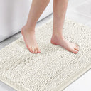 H.Versailtex 1 Piece Bath Mat Non Slip Chenille Bath Mats for Bathroom