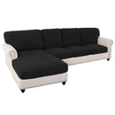 PrimeBeau 2024 New Sectional Couch Covers 8 Pieces Stretch Sofa Covers for Sectional Sofa Set Separate L Shaped Couch Cover for Both Left/Right Couch (Seat and Back: 1 Chaise for Sofa)