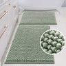 PrimeBeau Bath Mat Bathroom Rugs Sets Plush Water Absorbent Non Skid Mats for Bathroom Kitchen/Living Room (Set of 2)