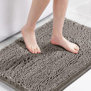H.Versailtex 1 Piece Bath Mat Non Slip Chenille Bath Mats for Bathroom