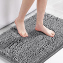 H.Versailtex 1 Piece Bath Mat Non Slip Chenille Bath Mats for Bathroom