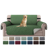 PrimeBeau Loveseat Slipcover Reversible Loveseat Cover Seat , Water Resistant Couch Cover with Elastic Strap Quilted Furniture Protector for Pets(Loveseat & Oversize Loveseat)