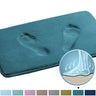 PrimeBeau Luxurious Memory Foam Bath Mat, Flannel Velvety Bath Mat Luxury Extra Soft and Absorbent Non Slip Rugs(Set of 2)