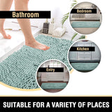 PrimeBeau Luxury Chenille U Shaped Bathroom Rug -Absorbent,Washable,Dry Fast Area Carpet Mats 1 Piece