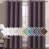H.Versailtex 1 Panel Linen Blackout Thermal Insulated Grommet Curtain