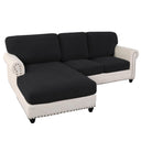 PrimeBeau 2024 New Sectional Couch Covers 6 Pieces Stretch Sofa Cover for Sectional Sofa Set Separate L Shaped Couch Cover for Both Left/Right Couch (Seat and Back: 1 Chaise for Loveseat)