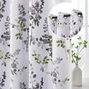 H.Versailtex 2 Panels Vintage Classical Floral Printing Room Darkening Thermal Curtains