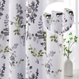 H.Versailtex 2 Panels Vintage Classical Floral Printing Room Darkening Thermal Curtains