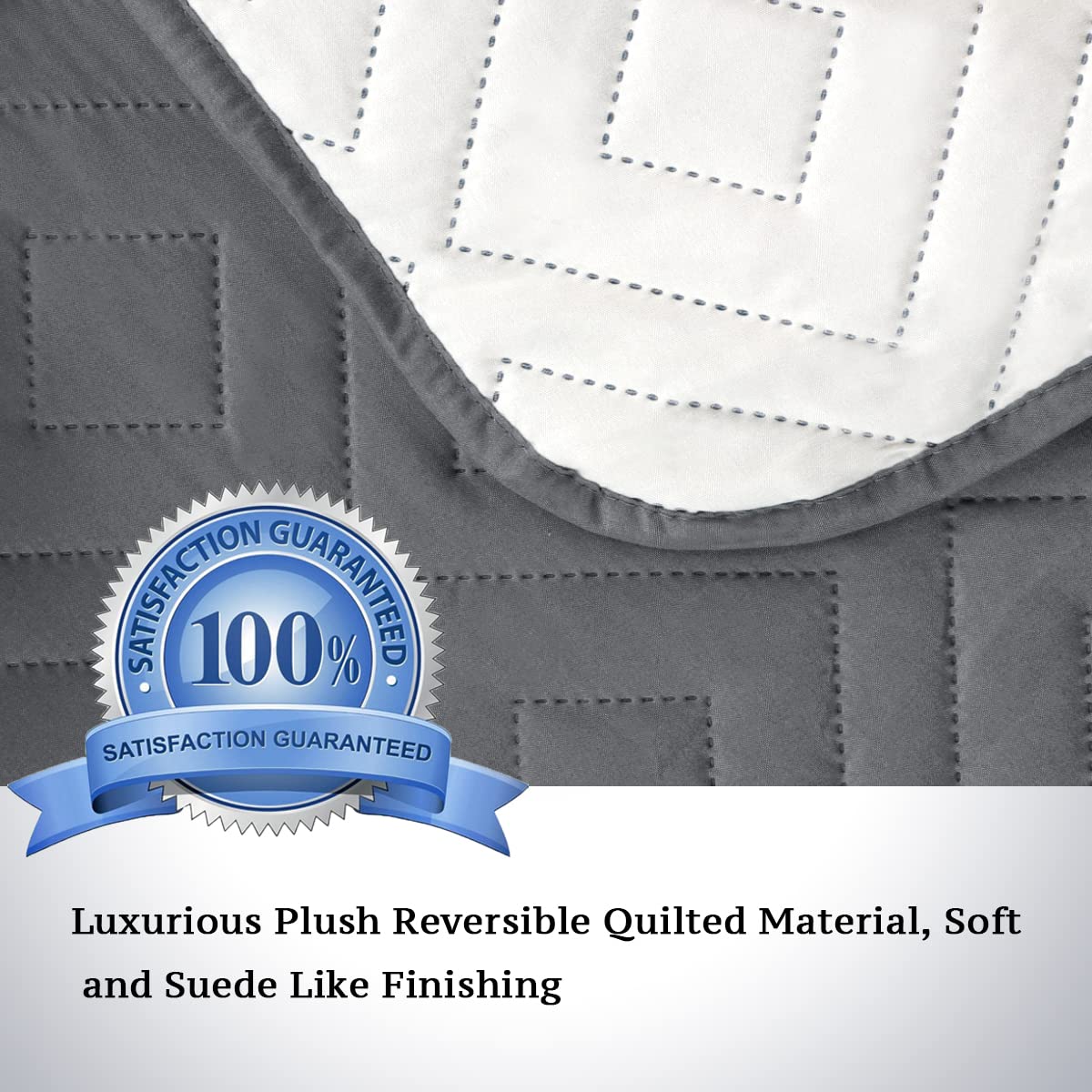 PrimeBeau New Diamond Quilted Recliner Covers Water Resistant  Protector