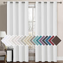 H.Versailtex 1 Panel Linen Blackout Thermal Insulated Grommet Curtain