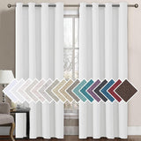 H.Versailtex 1 Panel Linen Blackout Thermal Insulated Grommet Curtain