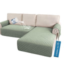 PrimeBeau 2 Piece L Shaped Couch Covers for Sectional Loveseat Couch Cover with Chaise Lounge 100% Waterproof Furniture Covers for Pets