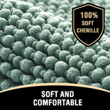 PrimeBeau Bath Mat Bathroom Rugs Sets Plush Water Absorbent Non Skid Mats for Bathroom Kitchen/Living Room (Set of 2)