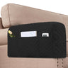 PrimeBeau Armrest Covers for Sofa Water Resistant Couch Arm Covers Remote Control Holder Sofa Armrest Organizer for Magazine, Tablet, Phone, iPad(Set of 2)