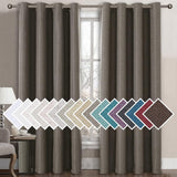 H.Versailtex 1 Panel Linen Blackout Thermal Insulated Grommet Curtain