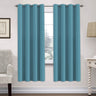 PrimeBeau Blackout Essential Grommet Thermal Curtain 2 Panels, W52" Long