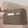 PrimeBeau Armrest Covers for Sofa Water Resistant Couch Arm Covers Remote Control Holder Sofa Armrest Organizer for Magazine, Tablet, Phone, iPad(Set of 2)