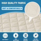 PrimeBeau 100% Waterproof Chair Slipcover Furniture Protector for Pets Kids with Non-Skid Backing, Unique Decor and Easy Care