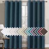 H.Versailtex 1 Panel Linen Blackout Thermal Insulated Grommet Curtain