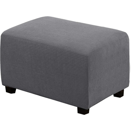H.Versailtex  Stretch High Spandex Jacquard Ottoman Covers Fit with Elastic Bottom