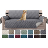 H.Versailtex Reversible Sofa Covers Water Repellent Chair Slipcover for Dogs Pets Furniture Protector