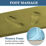PrimeBeau Luxurious Memory Foam Bath Mat, Flannel Velvety Bath Mat Luxury Extra Soft and Absorbent Non Slip Rugs(Set of 2)