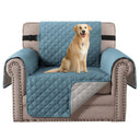 H.Versailtex Reversible Sofa Covers Water Repellent Chair Slipcover for Dogs Pets Furniture Protector