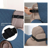 PrimeBeau Loveseat Slipcover Reversible Loveseat Cover Seat , Water Resistant Couch Cover with Elastic Strap Quilted Furniture Protector for Pets(Loveseat & Oversize Loveseat)