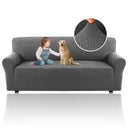 PrimeBeau Crizzle Jacquard Sofa Covers 1 Piece Furniture Protector